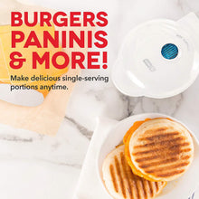
                        
                          Cargar imagen en el visor de la galería, Dash Mini Maker Portable Grill Machine + Panini Press for Gourmet Burgers - JOY2ESpree
                        
                      