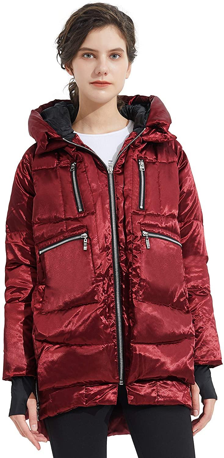 Orolay Women's Thickened Hooded Down Jacket