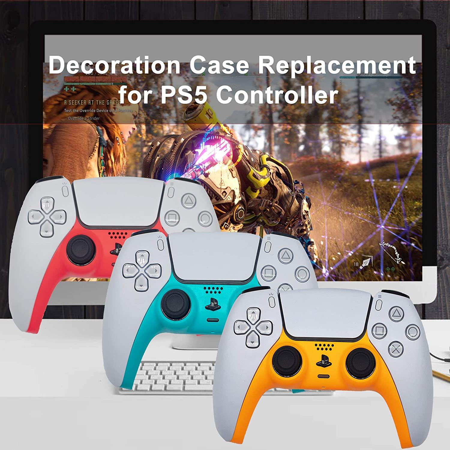 Decorative Shell Case Cover Skin Replacement Set for PS5 Wireless Controller - JOY2ESpree