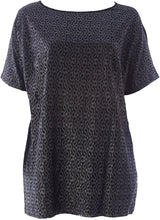 
                        
                          Load image into Gallery viewer, Marina Rinaldi Women's Vanto Embroidered Tunic Blouse Black
                        
                      