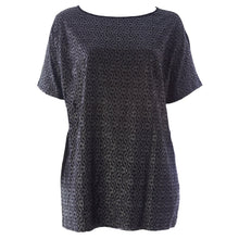 
                        
                          Load image into Gallery viewer, Marina Rinaldi Women's Vanto Embroidered Tunic Blouse Black
                        
                      
