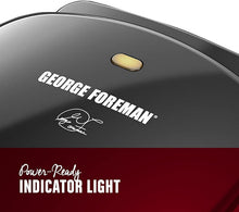 
                        
                          Muat gambar ke penampil Galeri, George Foreman 2-Serving Classic Plate Electric Indoor Grill and Panini Press, Black, GR10B - JOY2ESpree
                        
                      