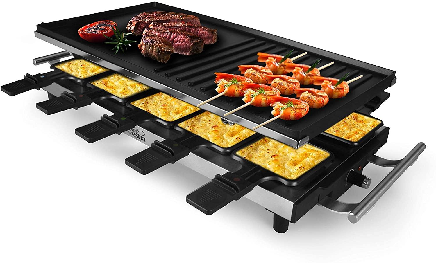 Artestia Raclette Table Grill,1500W Electric Indoor Grill,10 Paddles Korean Bbq Grill - JOY2ESpree