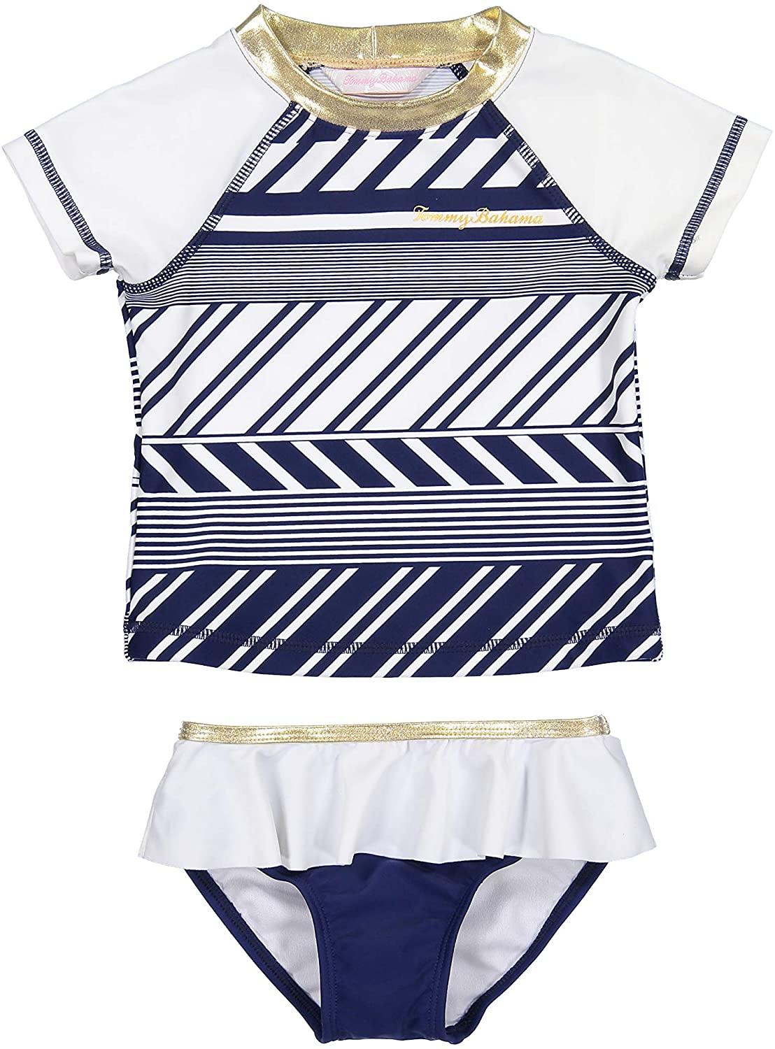Tommy Bahama Girls' 2-Piece Shirt and Bikini Bottom Swim Set - JOY2ESpree