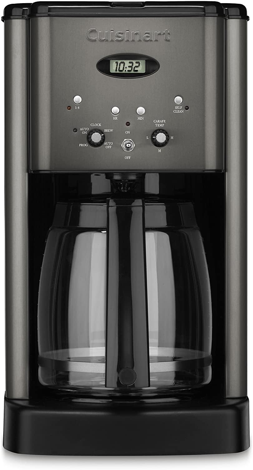 Cuisinart DCC-1200 Brew Central 12 Cup Programmable Coffeemaker, Black/Silver - JOY2ESpree