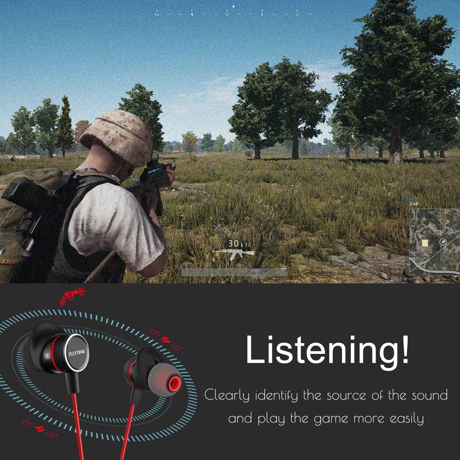 Innens 3.5 MM Wired Gaming Earphone, Noise Cancelling Stereo Bass Gaming in-Ear Earbuds - JOY2ESpree