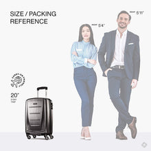 
                        
                          Cargar imagen en el visor de la galería, Samsonite Winfield 2 Hardside Expandable Luggage with Spinner Wheels, Charcoal, Checked-Large 28-Inch
                        
                      