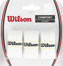 
                        
                          Load image into Gallery viewer, Wilson Tennis Racquet Pro Over Grip, White, Pack of 3 - JOY2ESpree
                        
                      