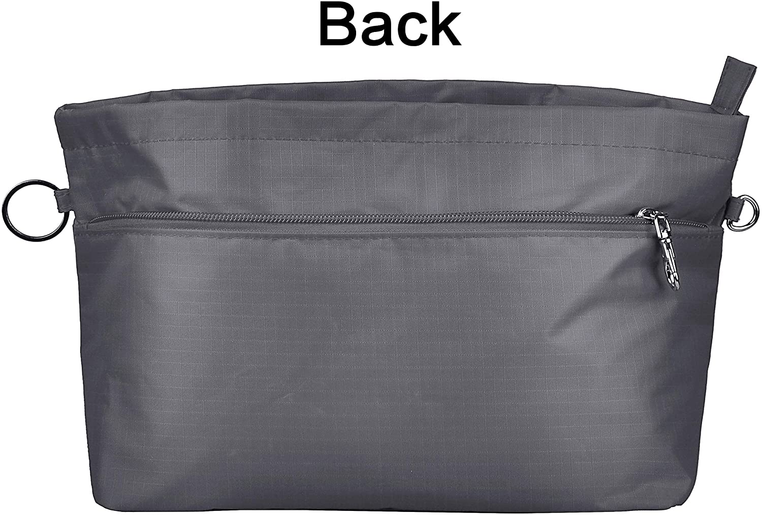 Vercord Purse Organizer Insert Bag Tote Handbags Pocketbook Inserts Organizers Zipper 11 Pockets Black Medium