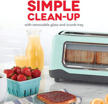 
                        
                          Cargar imagen en el visor de la galería, Dash Clear View Toaster: Extra Wide Slot Toaster with Stainless Steel Accents + See Through Window - JOY2ESpree
                        
                      