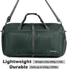 
                        
                          画像をギャラリービューアに読み込む, Gonex 150L Travel Duffel Bag Foldable Extra Large Duffle Bag XL Heavy Duty for Men Women for Luggage Shopping Gray
                        
                      