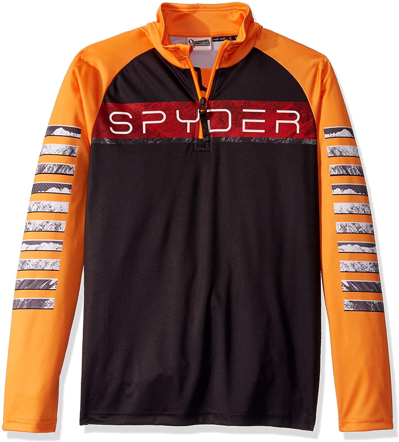 Spyder Boys' Peak Zip T-Neck