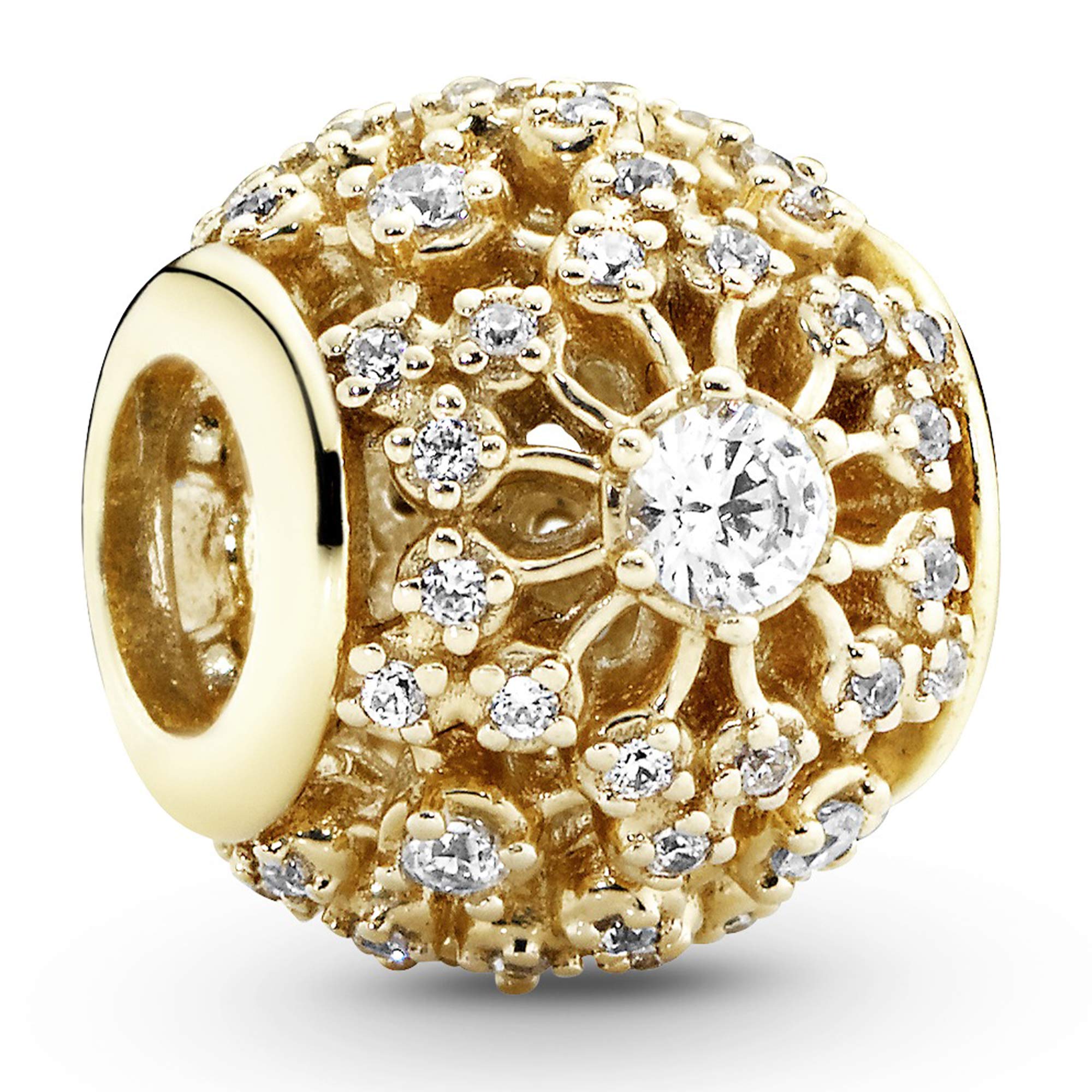 Pandora Jewelry Inner Radiance Cubic Zirconia Charm in Gold 14K - JOY2ESpree