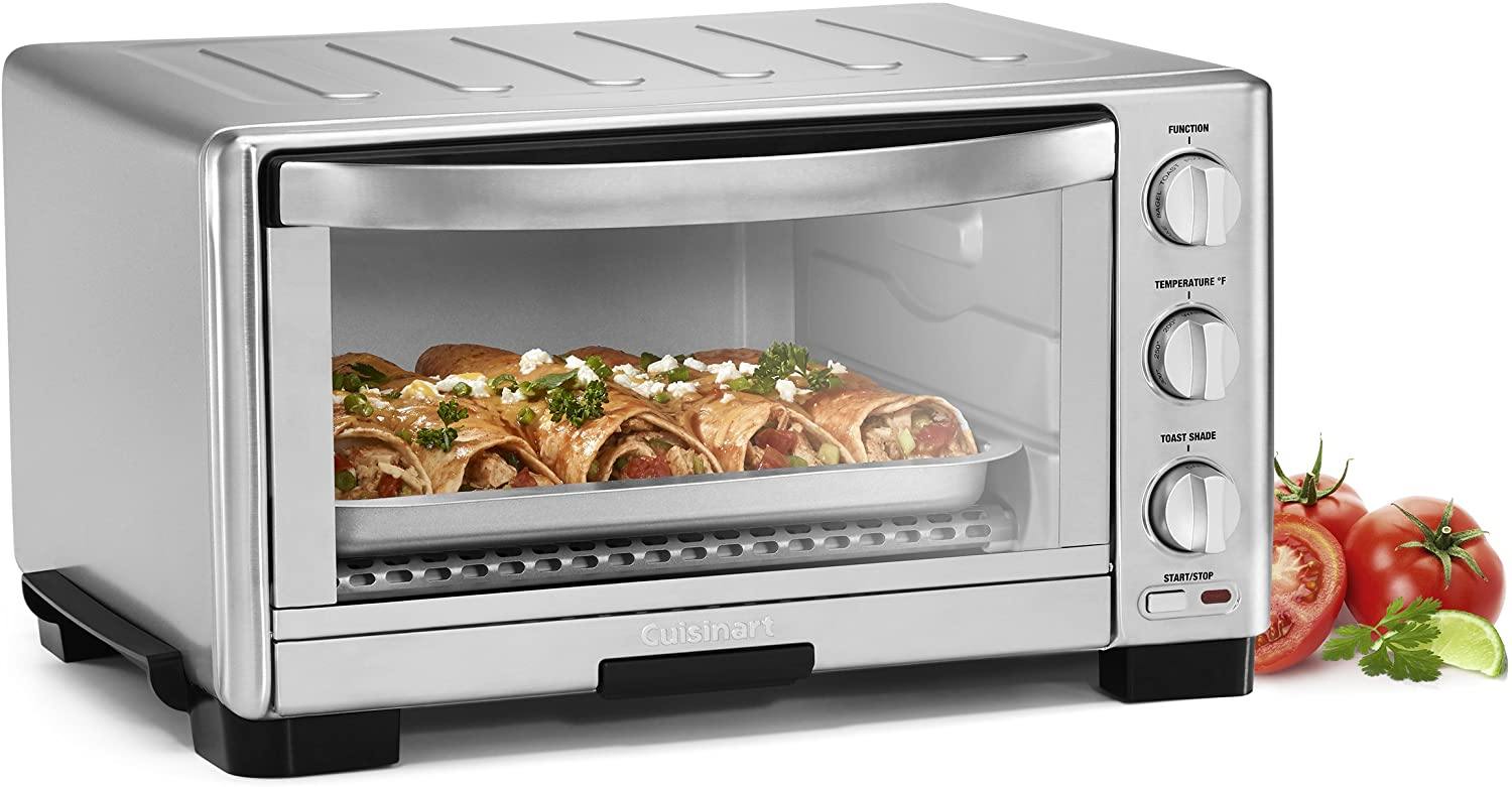 Cuisinart TOB-1010 Toaster Oven Broiler, 11.77" x 15.86" x 7.87", Silver - JOY2ESpree