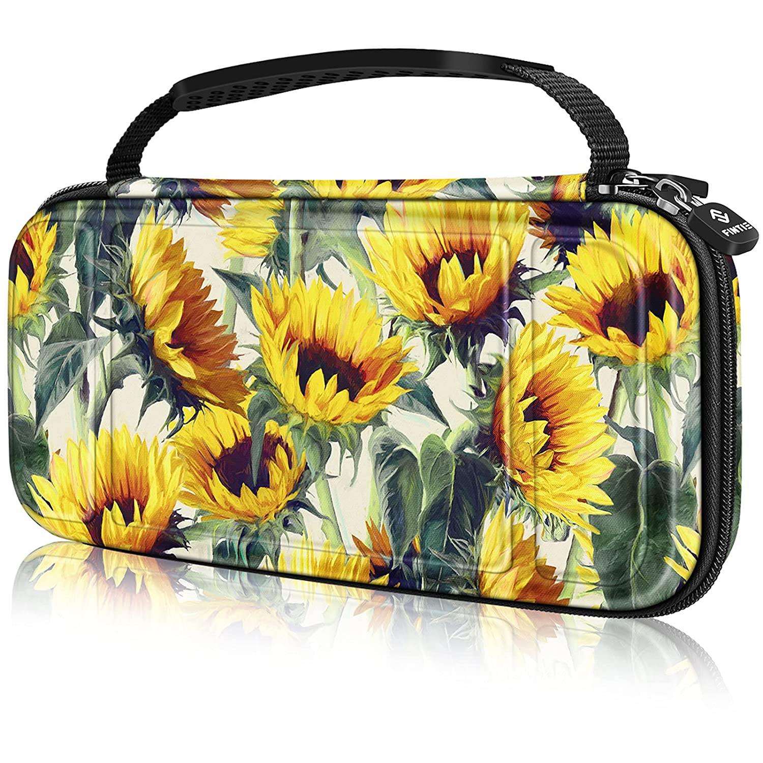 Fintie Carry Case for Nintendo Switch Lite 2019 - [Shockproof] Hard Shell Protective Cover Bag with 15 Game Card/2 Micro SD Card Slots - JOY2ESpree