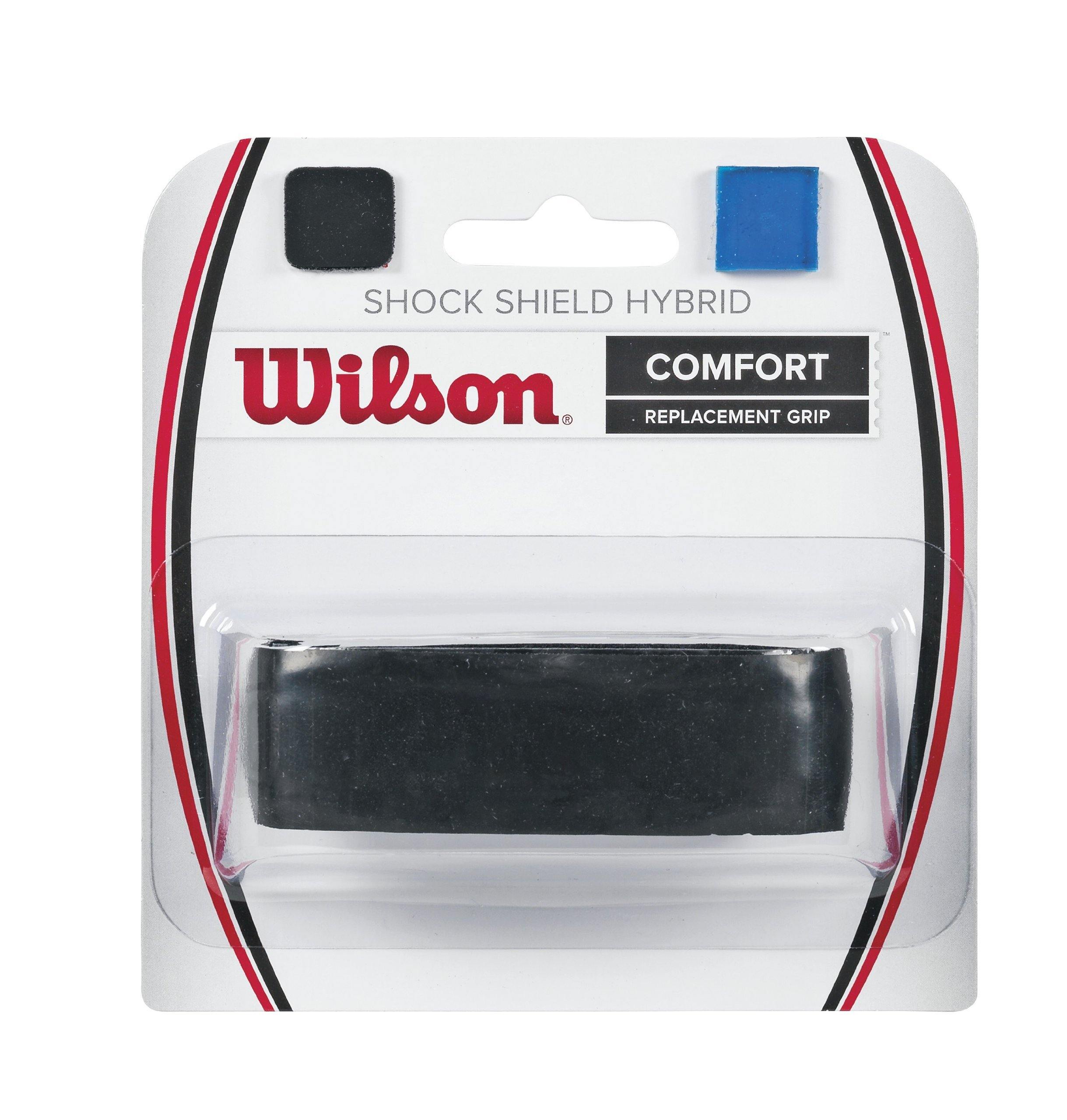Wilson Shock Shield Hybrid Tennis Racquet Replacement Grip, Black - JOY2ESpree