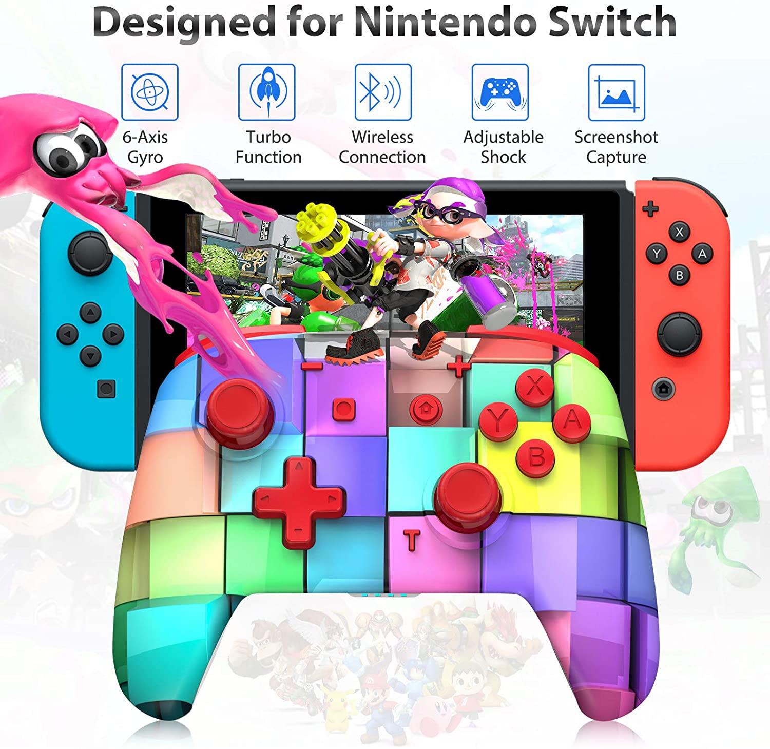 Wireless Controller for Nintendo Switch, EasySMX Wirless Gaming Controller for Switch - JOY2ESpree