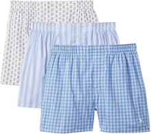 
                        
                          Cargar imagen en el visor de la galería, Polo Ralph Lauren Men's 3-Pack Classic Fit Packaged Woven Boxers
                        
                      