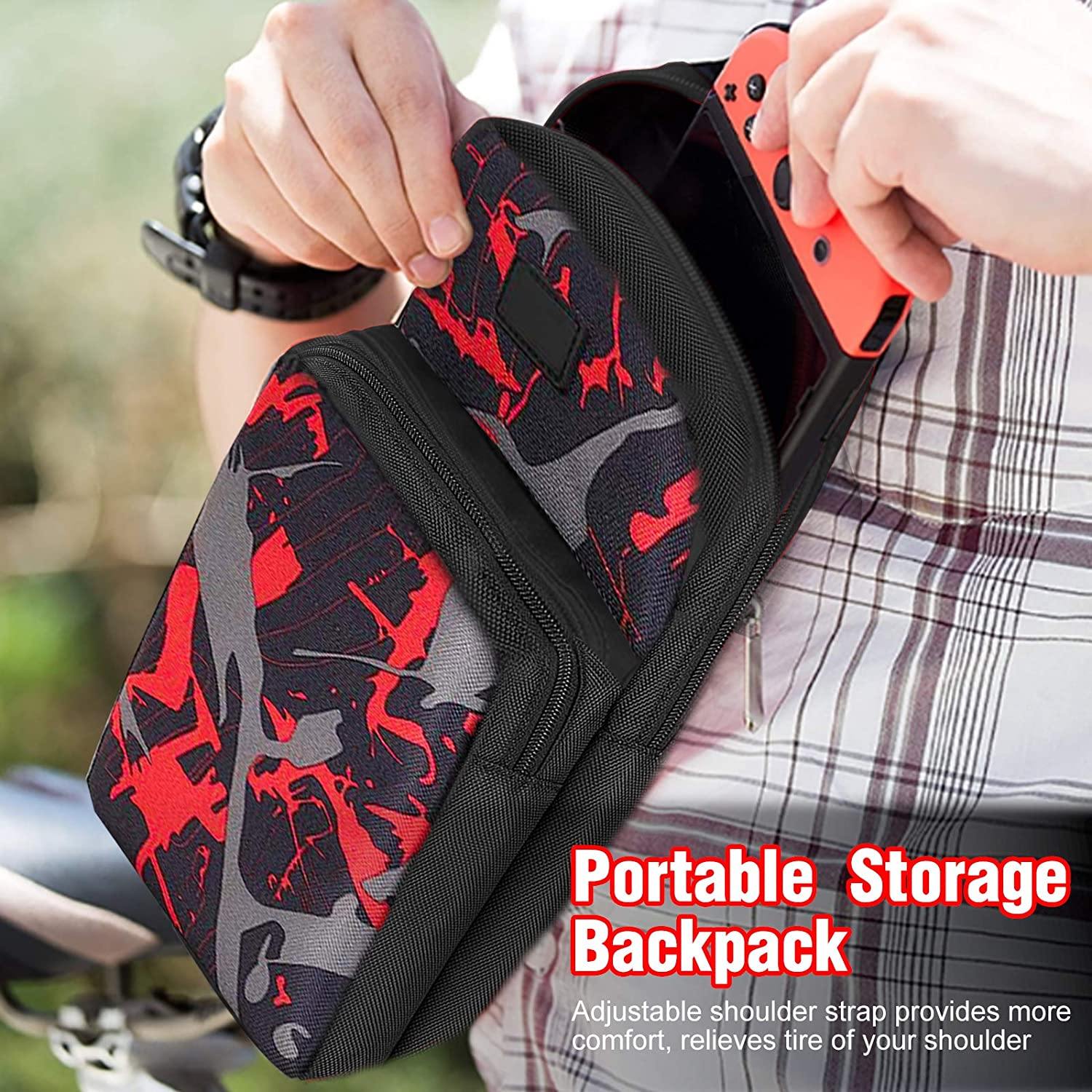 LYCEBELL Switch Travel Bag for Nintendo Switch Compatible with Nintendo Switch - JOY2ESpree