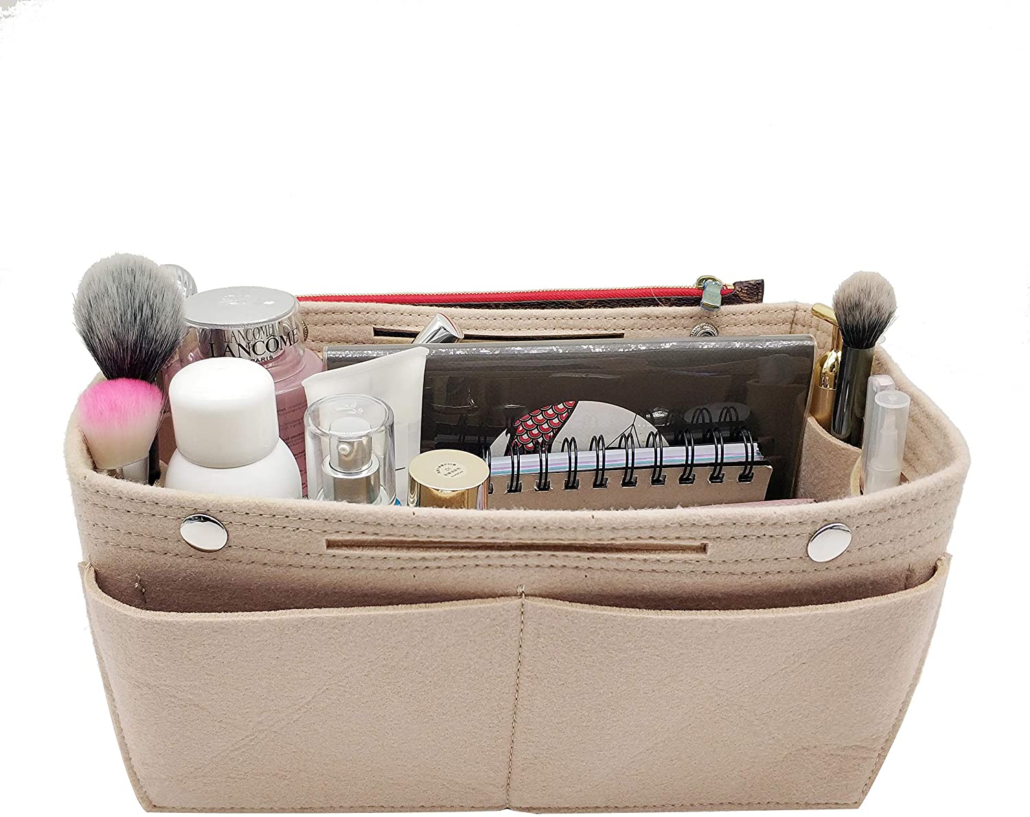 Felt Purse Organizer Insert Bag organizer Multi Pocket Bag in Bag Organizer Shaper