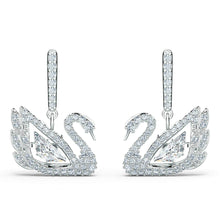 
                        
                          画像をギャラリービューアに読み込む, Swarovski Dancing Swan Pierced Earrings - JOY2ESpree
                        
                      