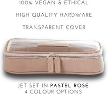 
                        
                          將圖片載入圖庫檢視器 Vegan Leather Clear Makeup Bag - Toiletry Bags for Traveling - Cosmetic Bag
                        
                      