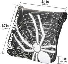 
                        
                          Load image into Gallery viewer, caiobob mytag Golf Mallet Putter Spider X Headcover with Hoop&amp;Loop Closure - JOY2ESpree
                        
                      