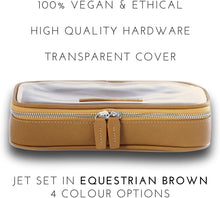 
                        
                          將圖片載入圖庫檢視器 Vegan Leather Clear Makeup Bag - Toiletry Bags for Traveling - Cosmetic Bag
                        
                      