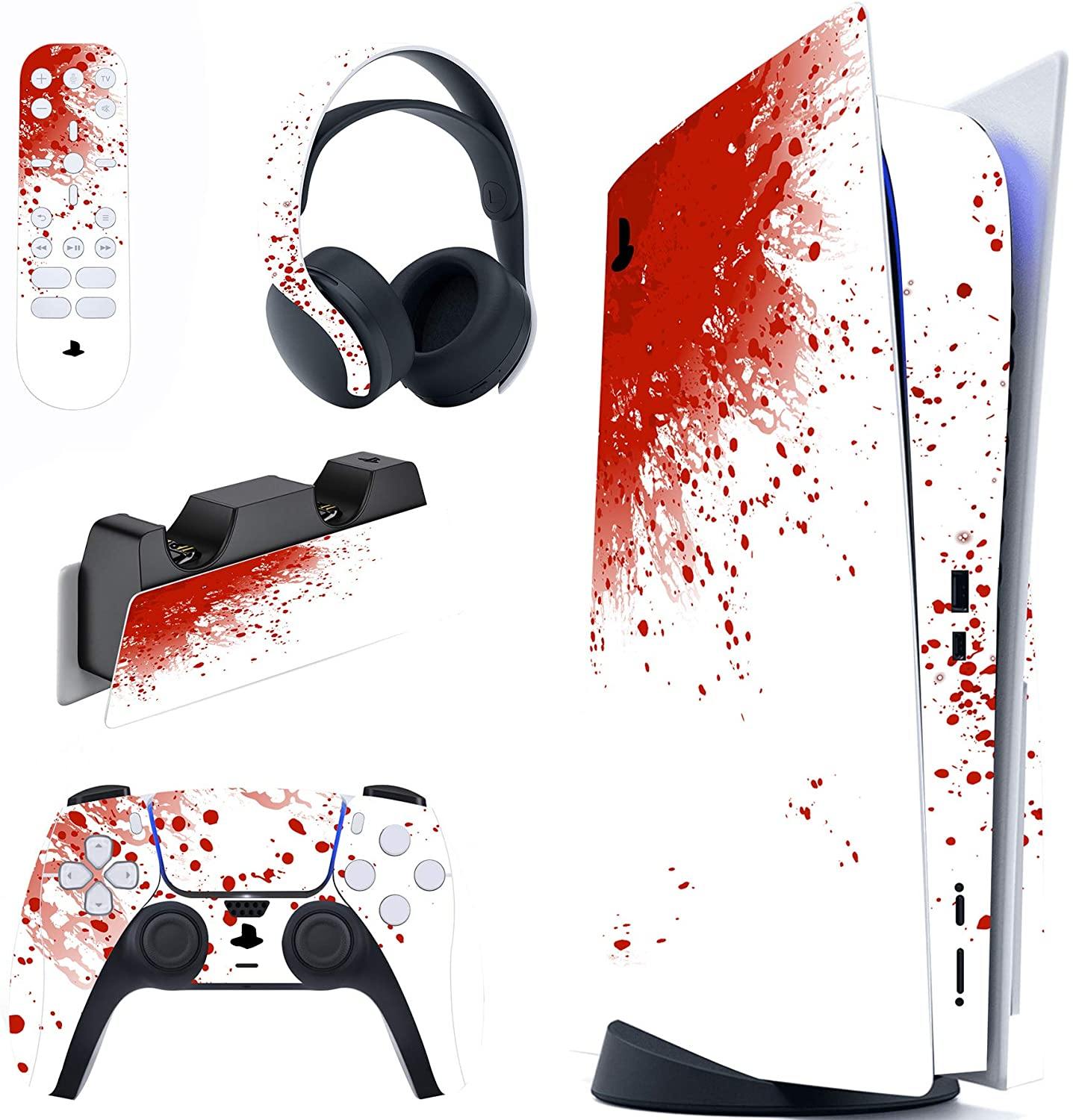 PlayVital Colorful Triangle Full Set Skin Decal for PS5 Console Disk Edition - JOY2ESpree