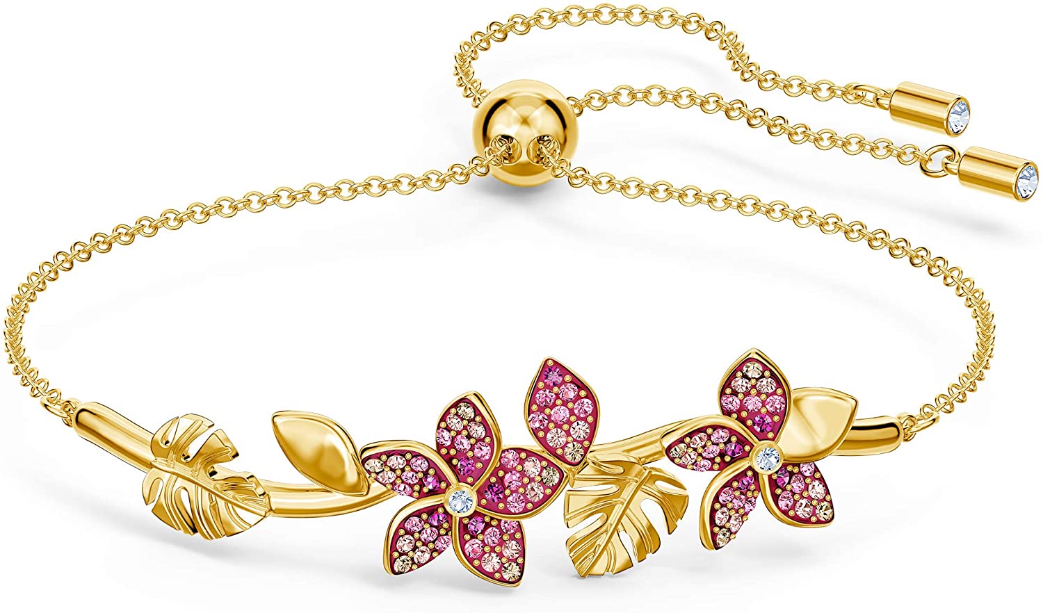 SWAROVSKI Women's Tropical Flower Pink Crystal Jewelry Collection - JOY2ESpree