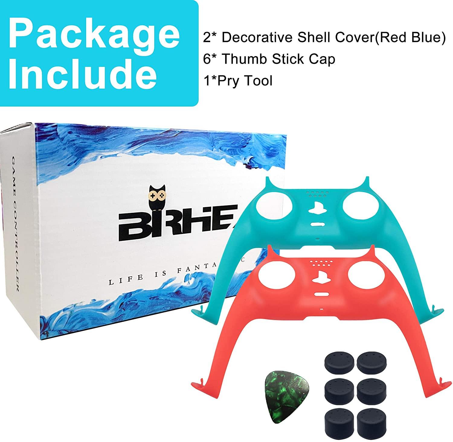 Decorative Shell Case Cover Skin Replacement Set for PS5 Wireless Controller - JOY2ESpree