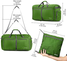 
                        
                          画像をギャラリービューアに読み込む, Gonex 150L Travel Duffel Bag Foldable Extra Large Duffle Bag XL Heavy Duty for Men Women for Luggage Shopping Gray
                        
                      