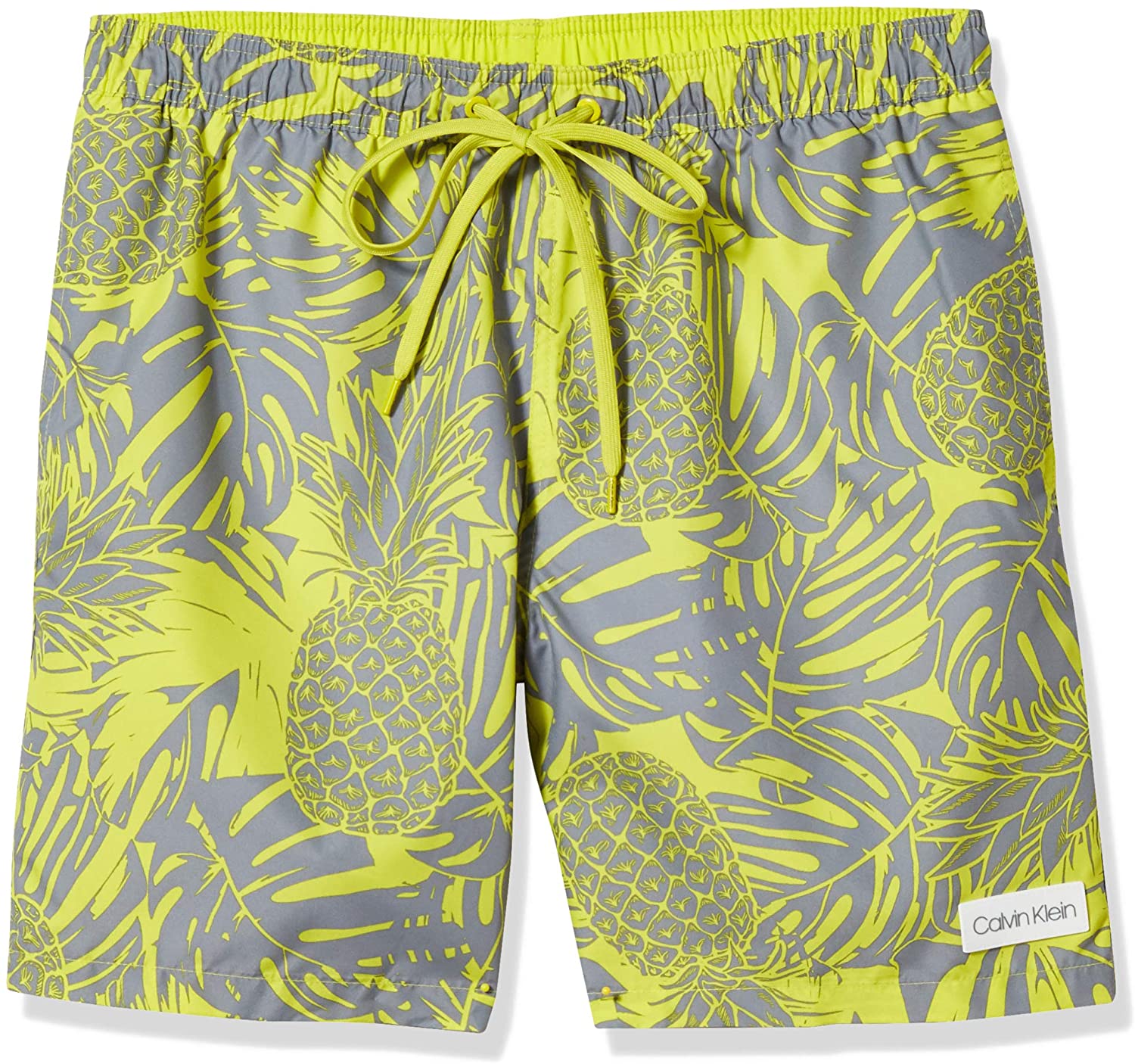 Calvin Klein Men's 7 Inch Elastic Waist Quick Dry Swim Trunk