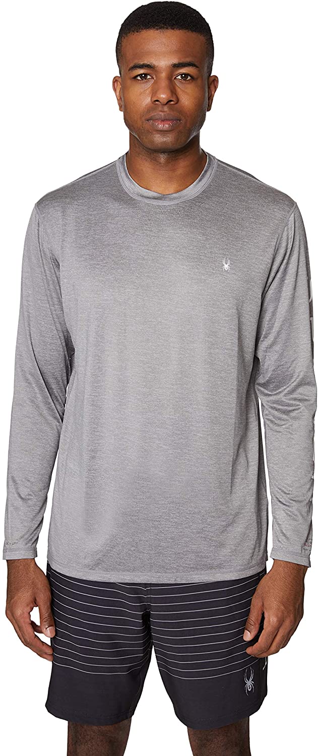 Spyder Men's Heather Long Sleeve Rashguard
