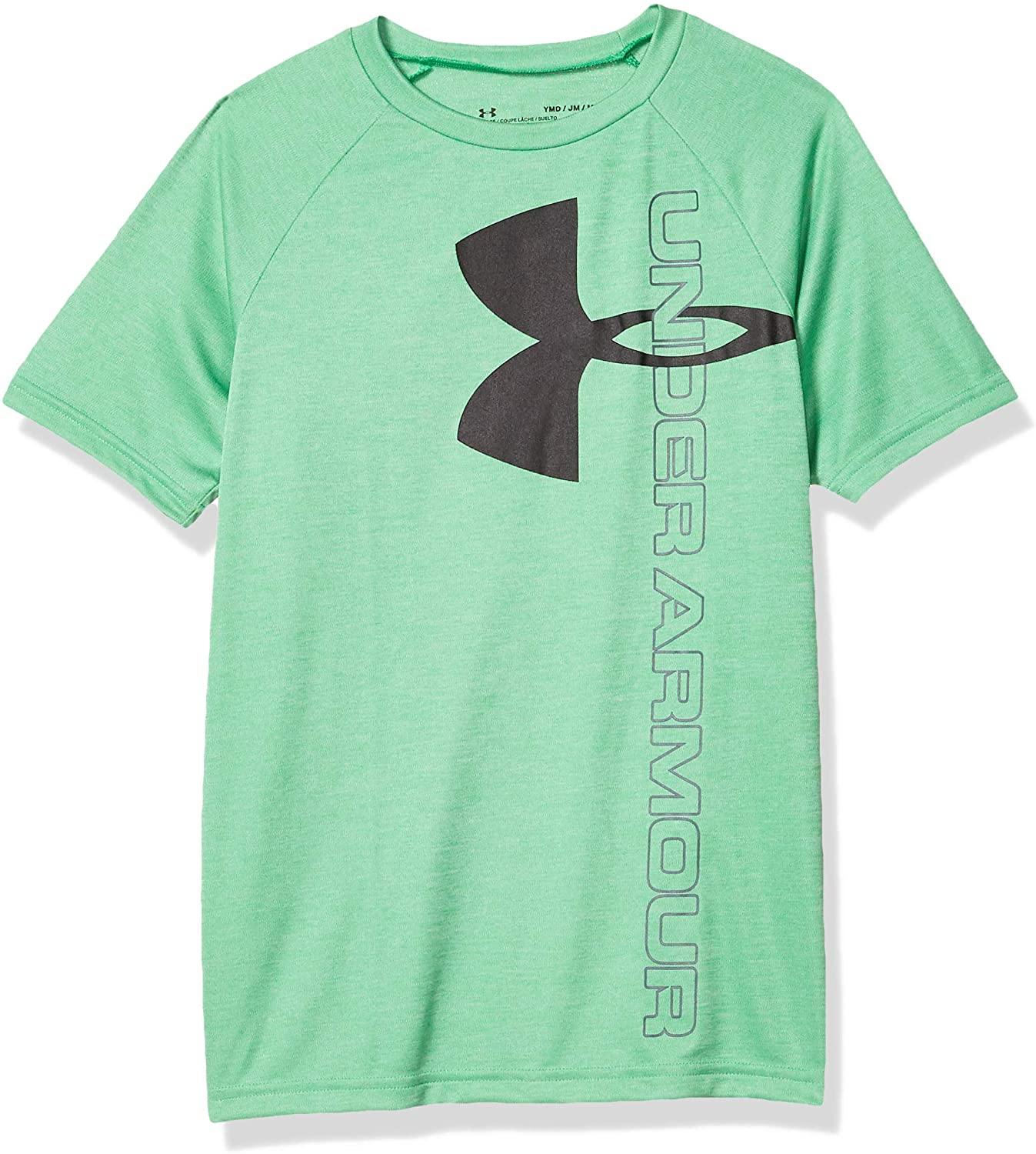 Under Armour Boys' Tech Split Logo Hybrid T-Shirt - JOY2ESpree