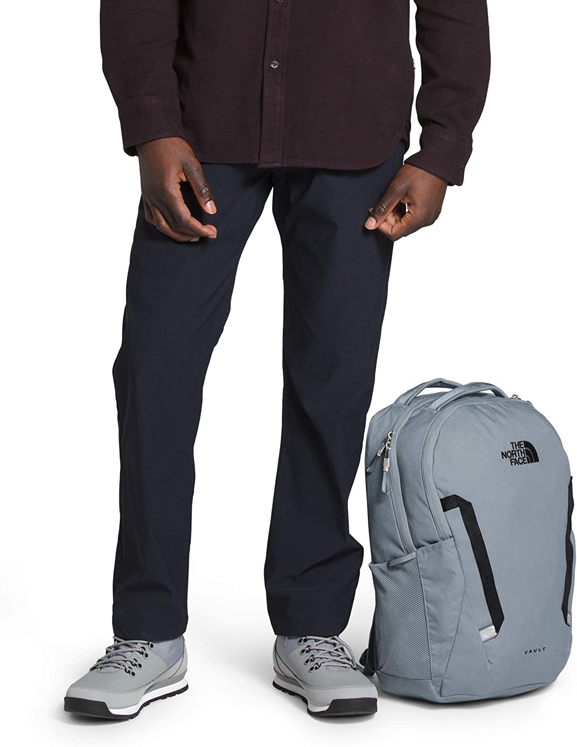 The North Face Vault Backpack, Moab Khaki/Asphalt Grey, One Size