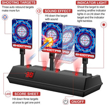 
                        
                          गैलरी व्यूवर में इमेज लोड करें, STOTOY Electronic Targets for Nerf Guns, Running Shooting Target Scoring Auto Reset Digital Targets with Track, Practice Toys with Moving and Static Modes,Toy for Kids-Boys &amp; Girls
                        
                      
