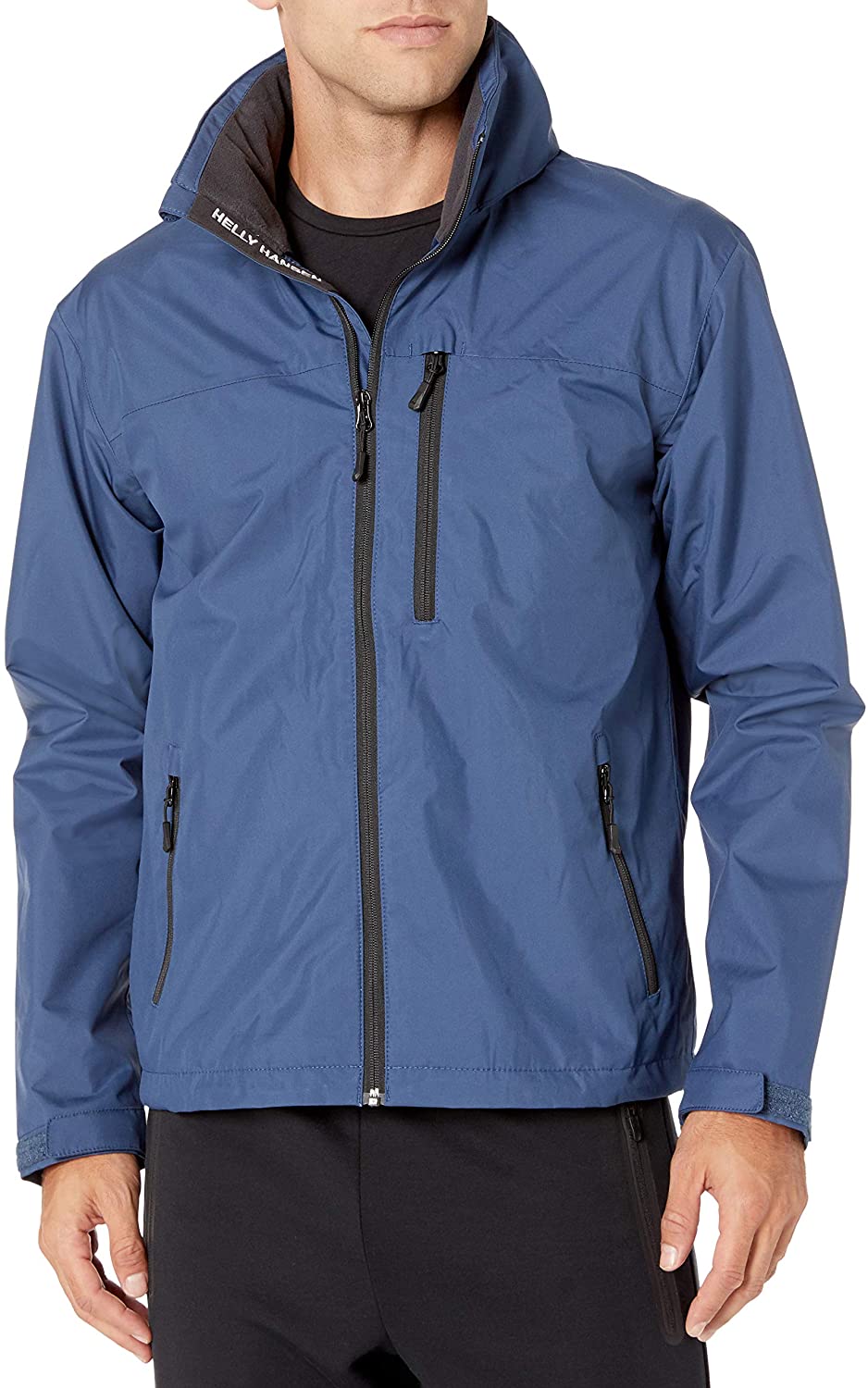 Helly-Hansen Men's Crew Hooded Waterproof Windproof Breathable Rain Coat Jacket
