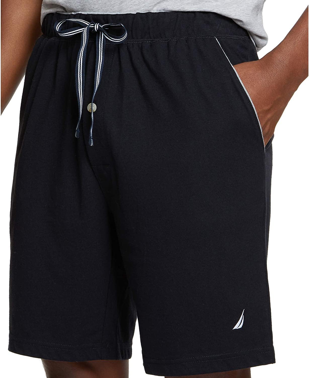 Nautica Men's Soft Knit Elastic Waistband Sleep Lounge Short - JOY2ESpree