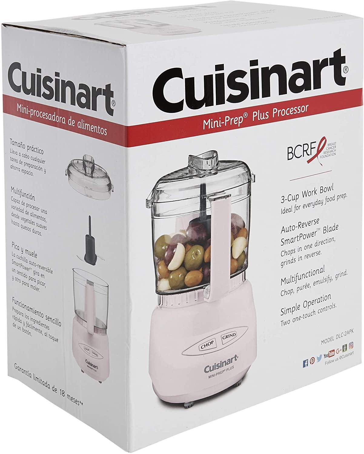 Cuisinart DLC-2ABC Mini Prep Plus Food Processor Brushed Chrome and Nickel - JOY2ESpree