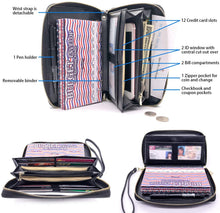 
                        
                          画像をギャラリービューアに読み込む, All-in-One Cash Envelopes Wallet Finances Organizer with 12 Budget Envelopes &amp; Budget Sheets
                        
                      