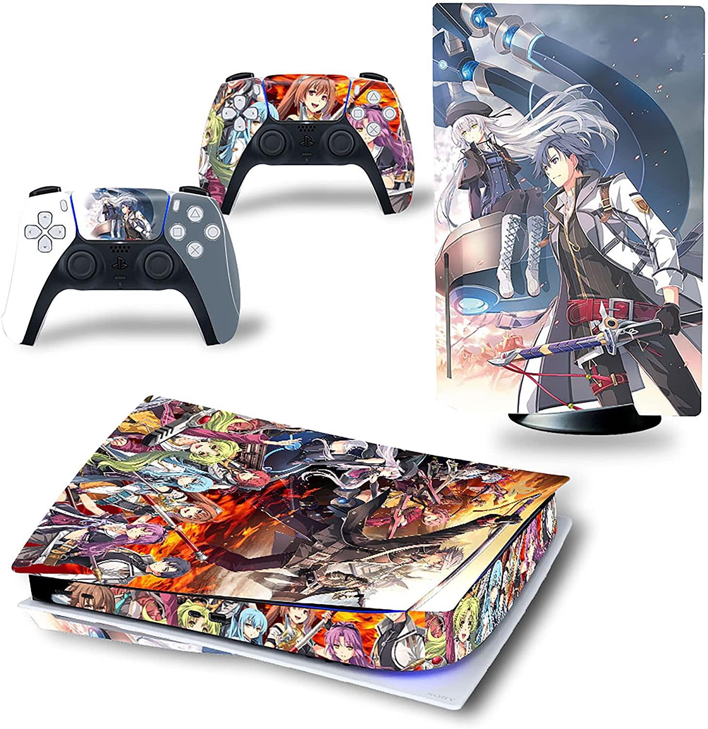 One Piece Ps5 Disk Version Vinyl Stickers Ps5 Console Skin and Controller Skin Beautiful Scratch-Resistant No Bubbles-ps-5 - JOY2ESpree