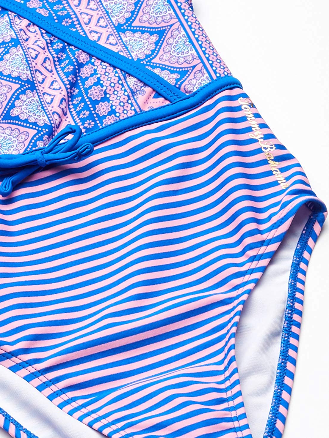 Tommy Bahama Girls' One-Piece Swimsuit Bathing Suit