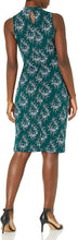 
                        
                          Muat gambar ke penampil Galeri, Amazon Brand - Lark &amp; Ro Women's Sleeveless Crossover Twist Neck Faux Wrap Dress
                        
                      