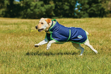 
                        
                          Load image into Gallery viewer, Weatherbeeta Parka 1200D Deluxe Dog Coat (20", Navy/Grey/White)
                        
                      