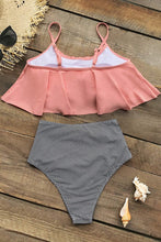 
                        
                          Muat gambar ke penampil Galeri, CUPSHE Women's High Waisted Falbala Bikini Set
                        
                      