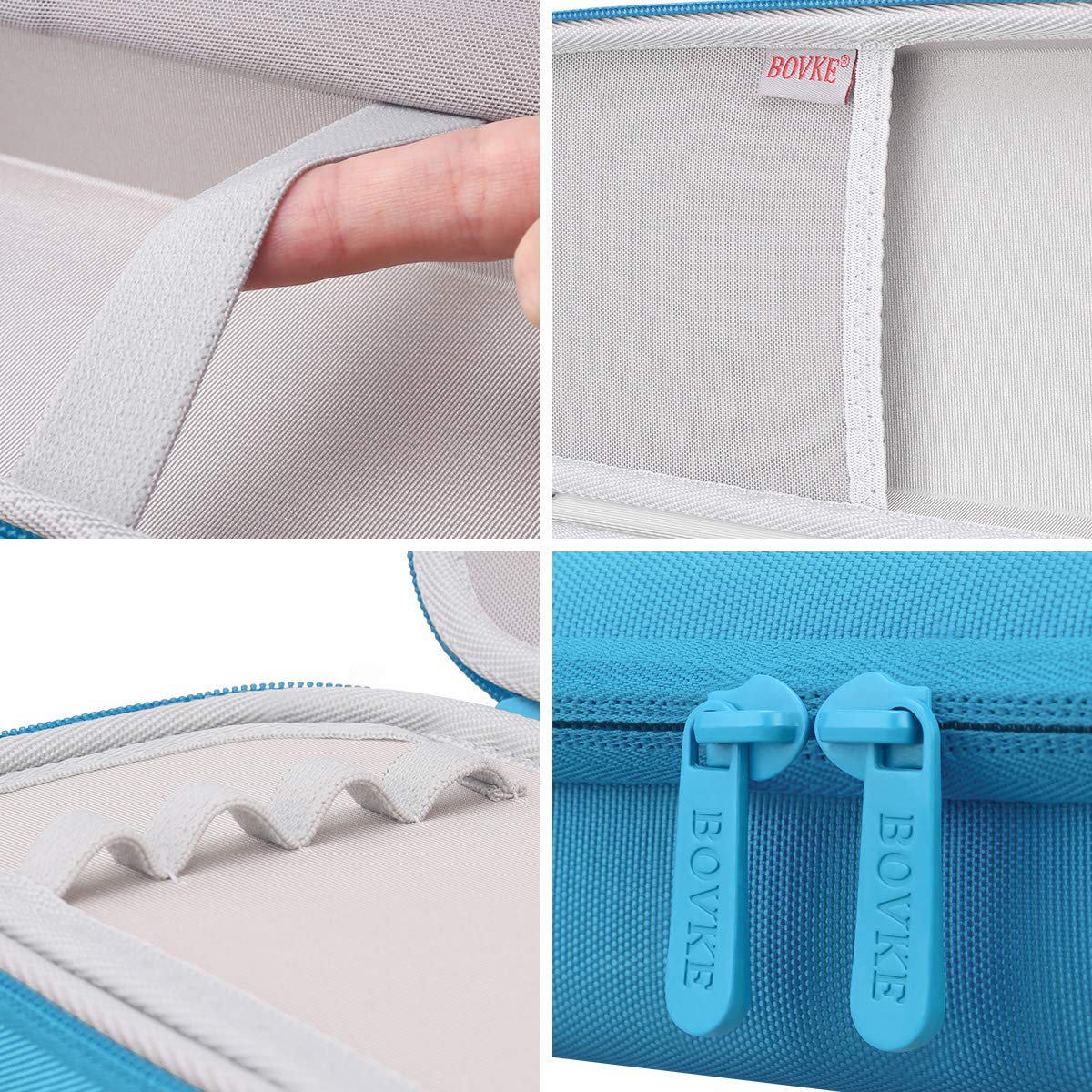 BOVKE Travel Case for 3M Littmann Classic III, Lightweight II S.E, Cardiology IV Diagnostic, MDF Acoustica Deluxe Stethoscopes