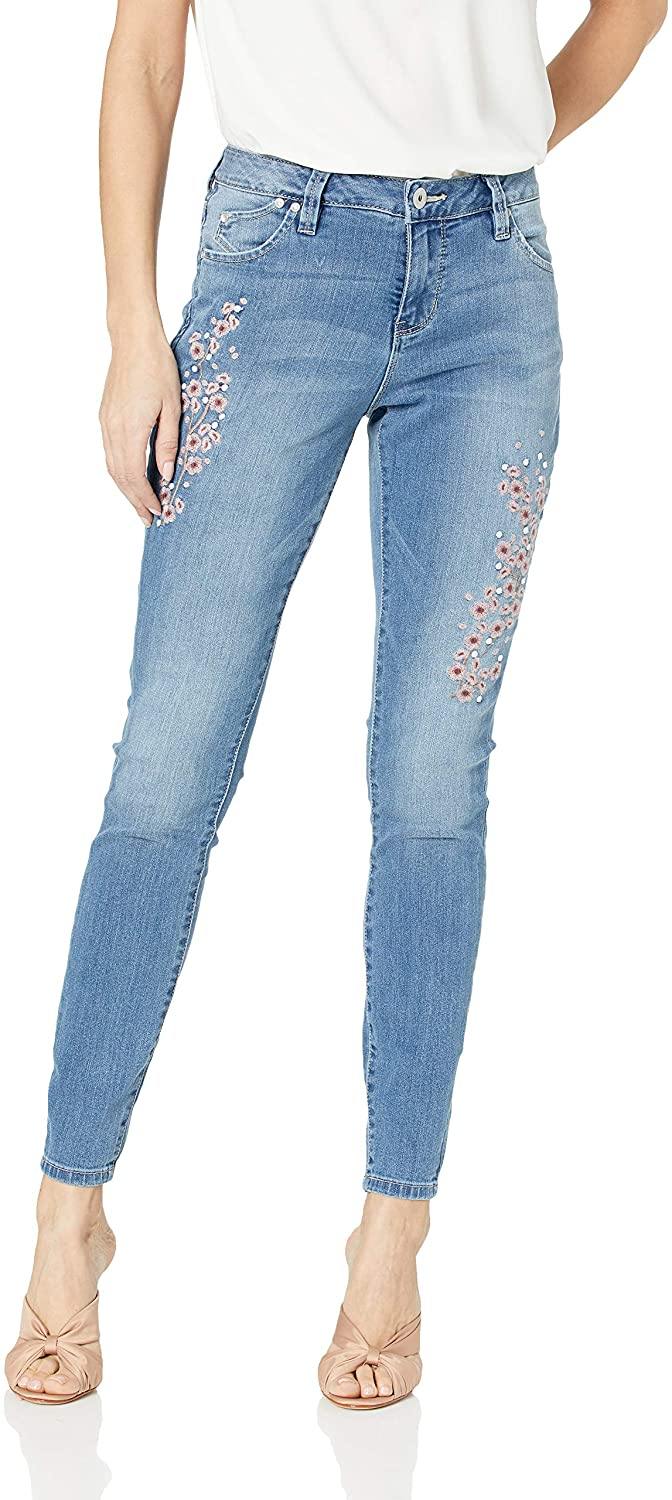 Jag Jeans Women's Sheridan Skinny Jean with Embroidery