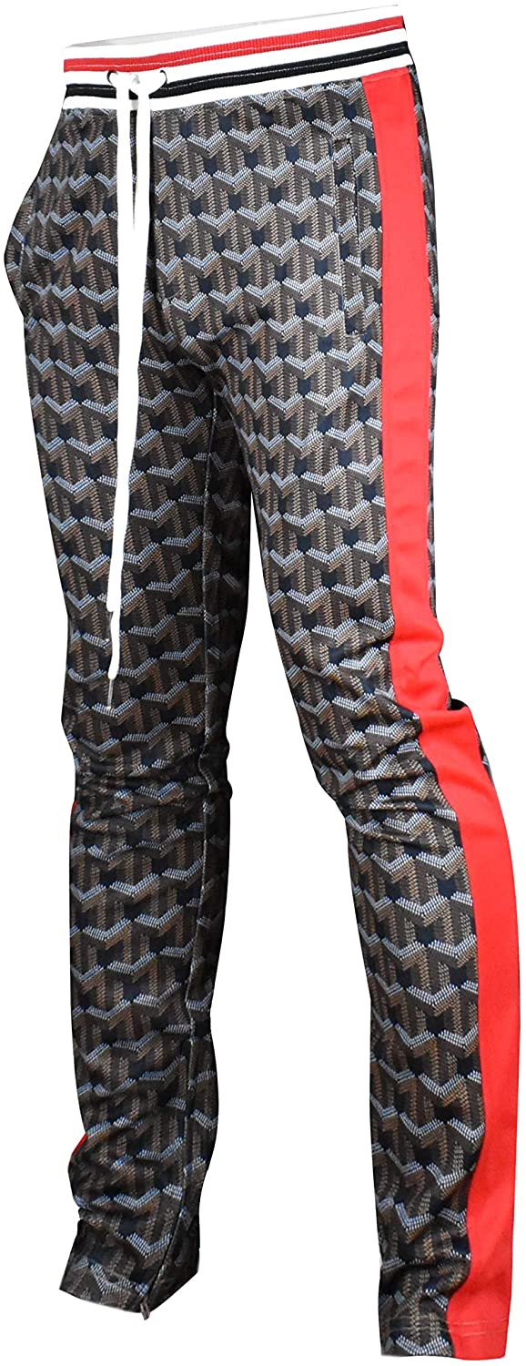 Screenshotbrand Mens Hip Hop Premium Slim Fit Track Pants