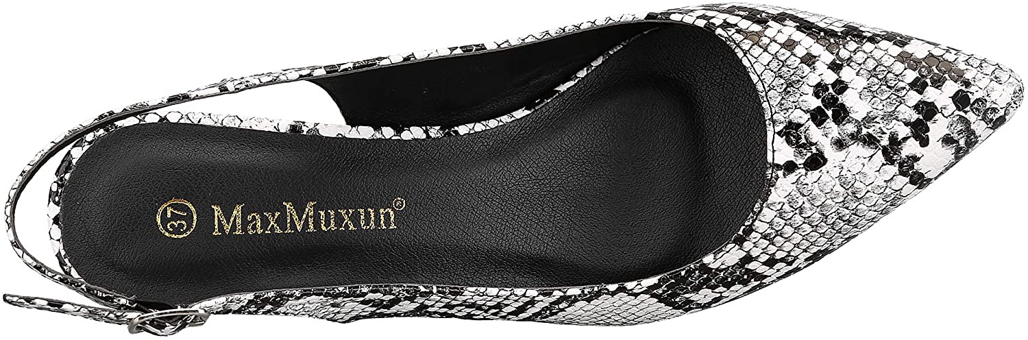 Greatonu Womens Slingback Dress Pump